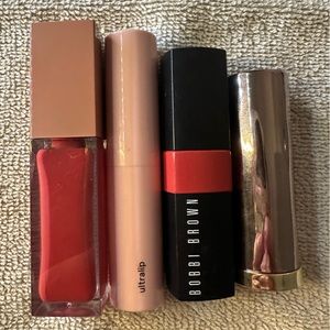 Lip set — athr beauty, glossier, Bobbi brown, urban decay